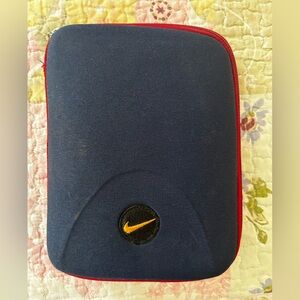 1999 Vintage Nike Blue and Red Hard Shell Case with Student Planner